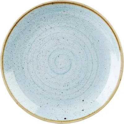 Produktbild von Churchill Stonecast Coupe Teller, rund, Enteneiblau, 200 mm (12 Stück)