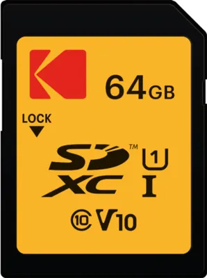 Obrázek produktu pro Kodak Alaris EKMSD64GXC10K Kodak SD 64GB UHS-I U1 V10 Premium