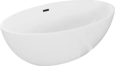 Obrázek produktu pro Mexen Nike vana volně stojící 175 x 100 cm, bílá, odtok černý - 54071751000-70