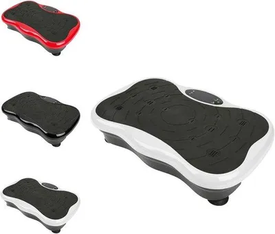 Productafbeelding van Fitness Trilplaat - Vibratieplatform - Kracht & Balans - 95 Snelheden - 53x32.5x12cm - Zwart