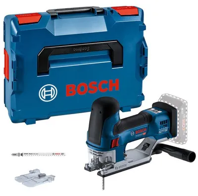 Image de Scie sauteuse sans-fil BOSCH 06015B0000 GST 18V-155 SC Professionnal dans L-boxx 136 avec lames (sans batteries, sans chargeur)