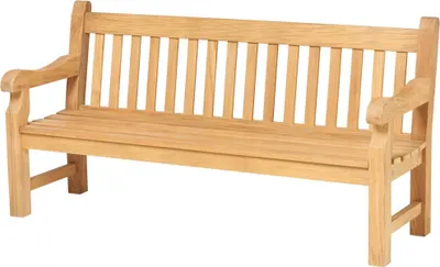 Produktbild von Baron Sitzbank 180x66 cm mit Armlehnen aus Teakholz Natur