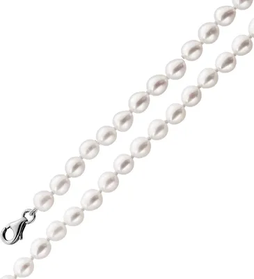 Produktbild von Perlenkette 47cm Süßwasserperlen 5.5-5mm  47