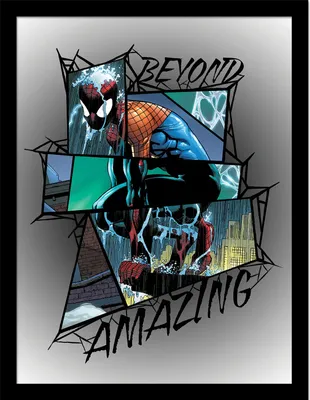 Produktbild von Spider-Man - Gerahmtes Poster "Beyond Amazing 3" PM8608 (40 cm x 30 cm) (Grau/Bunt)