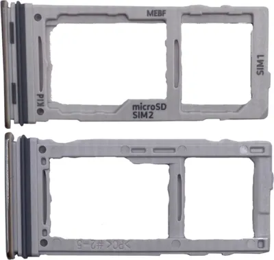Immagine prodotto di Supporto per scheda Dual Sim + Micro SD per GH98-46930C Samsung Galaxy M52 5G Bianco