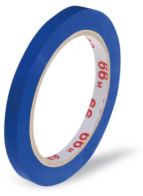 Produktbild von 1x Klebeband Markierungsband Beutelverschluss PVC 9mm x 66m blau