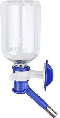 Produktbild von Wasserspender für Hunde und Katzen, Hundewasserflasche, Hundewasserflasche zum Aufhängen am Käfig, 500 ml Wasserflasche
