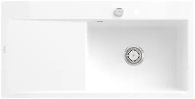 Produktbild von Villeroy & Boch Keramikspüle 33612FR1, Subway Style 60 Flat Flächenbündige Spüle