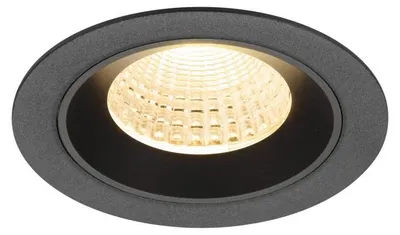 Productafbeelding van Inbouwspot Numinos M zwart 2700K - 55gr