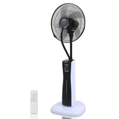 Produktbild von Standventilator 75W Ventilator 3 Geschwindigkeitsstufen Bodenventilator 7.5h Timer Windmaschine