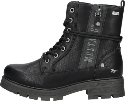 Image de Mustang Veterschoenen Hoog  Veterschoenen Hoog - Zwart - Maat 42