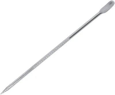 Productafbeelding van Koffie Naald - Espresso Pen - Koffie Decoreren - Roestvrij Staal - 13.5 cm - Zilver