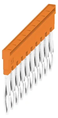 Produktbild von Weidmüller ZQV 2.5N/10 - 20 Stück(e) - Wemid - Orange - V0 - 48,7 mm - 2,8 mm