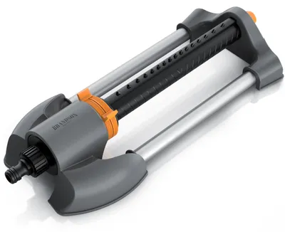 Immagine prodotto di Irrigatore quadrangolare Brandson per giardino, irrigatore quadrangolare, irrigatore oscillante, irrigatore, per superfici fino a 250 m², irrigazione del prato, raggio d'azione fino a 15 m, fino a 250 m², 16 ugelli
