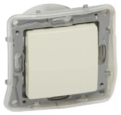 Image de Interrupteur à un pôle avec protection IP44 Niloe Legrand-krep