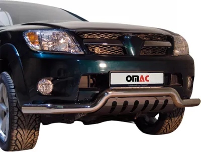Obrázek produktu pro Ochranná lišta předního nárazníku pro Toyota Hilux 2005-2015 nerezová ocel s ABE stříbrná