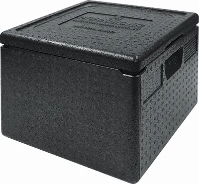 Produktbild von Pizzabox m. Deckel, Isolierbox 410x410x330mm, Thermobox, Transportbox, Top-Box