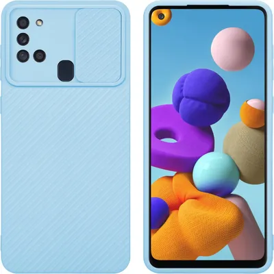 Zdjęcie produktu dla Cadorabo DE-157660, Samsung, Samsung Galaxy A21s, Niebieski