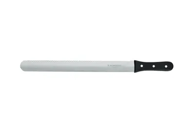 Produktbild von Bäckermesser Konditormesser Kuchenmesser 36cm Wellenschliff/Glatt Chrom-Molybdän-Stahl