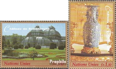 Produktbild von Briefmarken UNO - Genf 1998 Mi 352-353 (kompl.Ausg.) gestempelt Kultur- und Naturerbe
