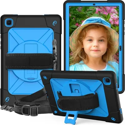 Immagine prodotto di Custodia per Samsung Galaxy Tab A7 10.4" con tracolla blu