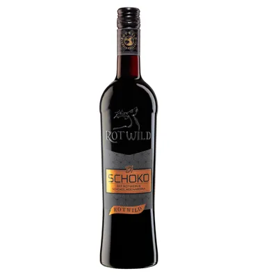 Obrázok produktu pre Rotwild čokoláda silné červené víno s čokoládovou príchuťou sladké 750ml