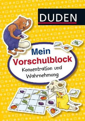 Produktbild von Mein Vorschulblock: Konzentration und Wahrnehmung