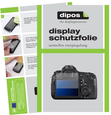 Produktbild von 6x Schutzfolie für Canon EOS 60D matt Displayschutzfolie Folie Display Schutz dipos