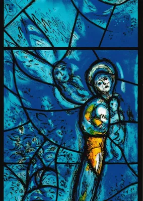 Produktbild von Kunstkarte Marc Chagall "Maria mit dem Kind"