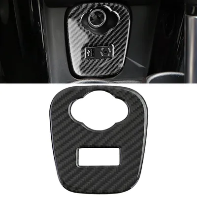 Productafbeelding van USB-sigarettenaansteker, zwart, voor Mini F55 F56 F57 vanaf 2014, met carbonlook afwerking