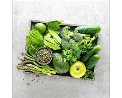 Produktbild von Glasbild Vegetable Cuisine I 50x50 cm