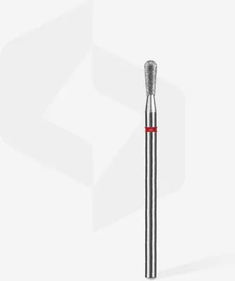 Obrázok produktu pre Staleks | Diamantová fréza mini - 2,3 mm - červená - na manikúru/pedikúru - presný nástroj - vysoká kvalita