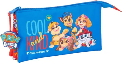 Produktbild von Dreifaches Mehrzweck-Etui The Paw Patrol Cool Blau Rot 22 x 12 x 3 cm
