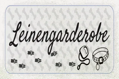 Produktbild von vianmo Holzschild 20x30 cm Leinengarderobe