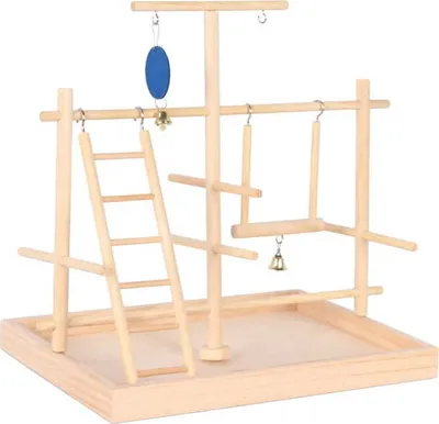 Obrázek produktu pro Rajský koutek - dřevěné hřiště pro ptáky 35x25x35 cm