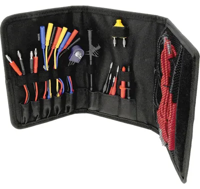 Zdjęcie produktu dla KS-Tools 150.0895 Zestaw przewodów diagnostycznych i pomiarowych 12/24 V, 25 szt