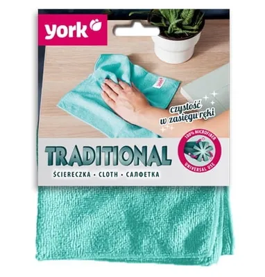 Zdjęcie produktu dla York, Ściereczka z mikrofibry do mycia 30 x 30 cm, 1 sztuka