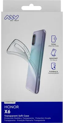 Produktbild von Myway case compatible with honour x6 transparent