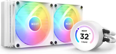 Image de NZXT Kraken Elite 240 RGB Processor Refroidisseur de liquide tout-en-un 12 cm Blanc 1 pièce(s)