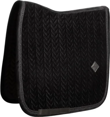 Immagine prodotto di Kentucky Velluto Mini Perle Dressage Selle Nero Pieno Nero Pieno