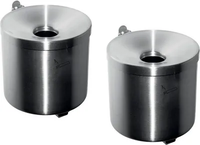 Produktbild von TKG Rondo senior Wandaschenbecher Edelstahl, 2 St.