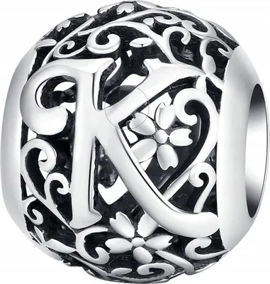 Zdjęcie produktu dla Charms do Pandora Zawieszka Charms Literka Koralik Trusky