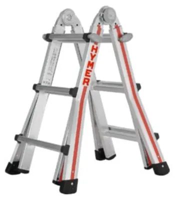 Imagen del producto de Escalera telescópica Hymer Telestep, con 4 peldaños