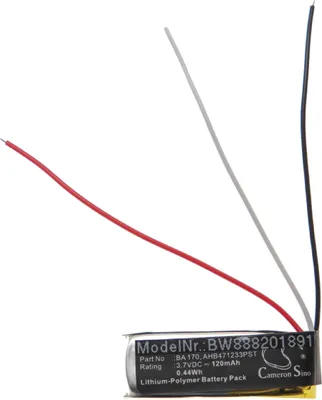 Produktbild von vhbw Akku kompatibel mit Sennheiser Presnce, Momentum In-Ear Wireless Headset Kopfhörer (120 mAh, 3,7 V, Li-Polymer)