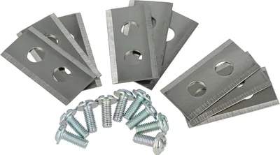 Produktbild von vhbw 9x Ersatz-Messer kompatibel mit Worx Landroid WR168E, WR169E, WR184E, WR202E, WR206E, WR202E.X, WR205E Rasenmäher - Ersatzklinge Silber, Stahl