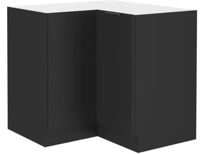 Produktbild von Eckunterschrank SAJU - Breite 90x90 cm, schwarz
