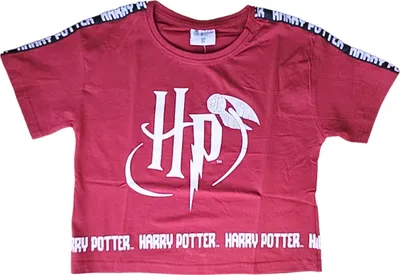 Produktbild von T-Shirt Harry Potter Crop Top Bordeaux 164 cm