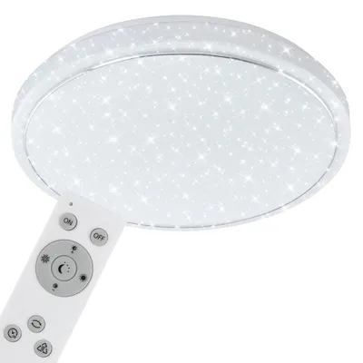 Produktbild von LED Deckenleuchte Dimmbar Fernbedienung Sternenhimmel CCT 48W weiß Briloner
