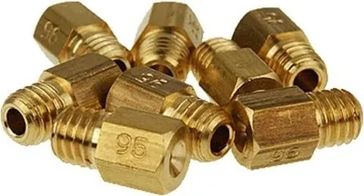 Image de Gicleur principal de carburateur Arreche compatible avec Yamaha Aerox Cat, Peugeot Jet-Force C-Tech Piaggio Typhoon Speedfight 2 LC AC Gilera Runner Aprilia SR R Street Skipper année 1980 - 2016