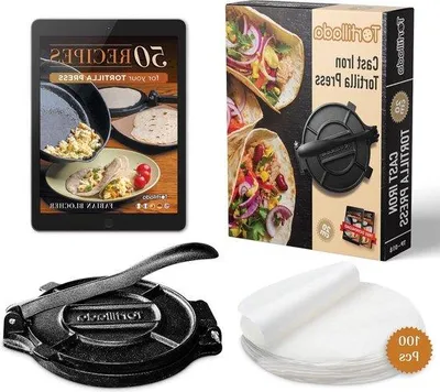 Produktbild von Eisene Tortillapress 20 cm mit Rezepte